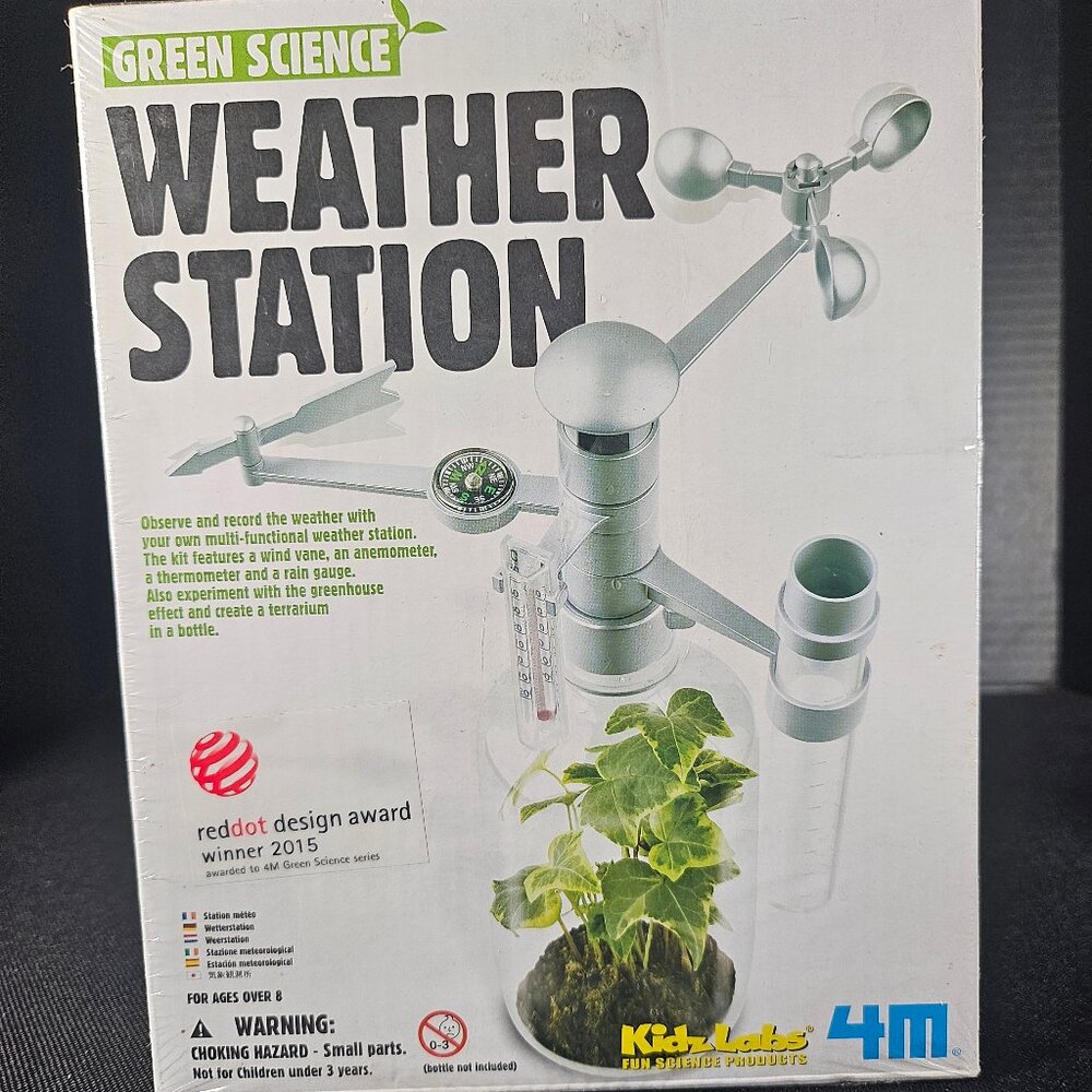 New Green Science Weather Station Kidz Labs, Fun Science Products Ages 8 Plus